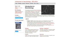Desktop Screenshot of biol3833.net