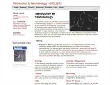 Tablet Screenshot of biol3833.net